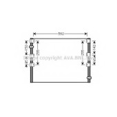Конденсатор кондиционера AVA QUALITY COOLING TO5278