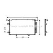 Конденсатор кондиционера AVA QUALITY COOLING TO5319D