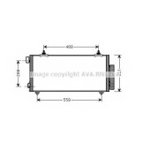 Конденсатор кондиционера AVA QUALITY COOLING TO5381D