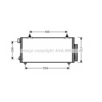 Конденсатор кондиционера AVA QUALITY COOLING TO5381D