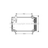 Конденсатор кондиционера AVA QUALITY COOLING TO5394D