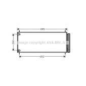 Конденсатор кондиционера AVA QUALITY COOLING TO5406D