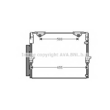 Конденсатор кондиционера AVA QUALITY COOLING TO5560D