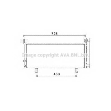 Конденсатор кондиционера AVA QUALITY COOLING TO5595D