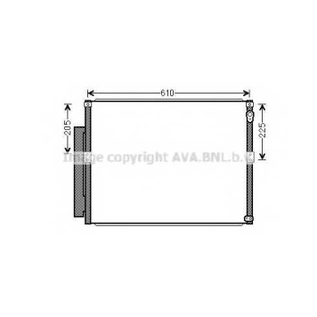 Конденсатор кондиционера AVA QUALITY COOLING TO5634D