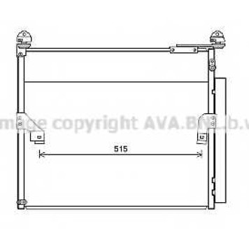 Конденсатор кондиционера AVA QUALITY COOLING TO5655D