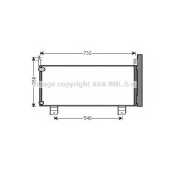 Конденсатор кондиционера AVA QUALITY COOLING TO5660D