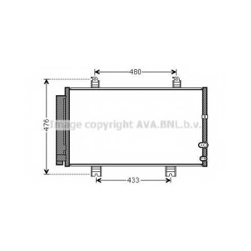 Конденсатор кондиционера AVA QUALITY COOLING TO5662D