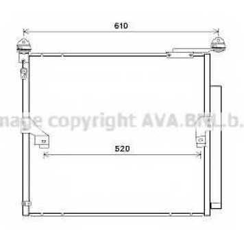 Конденсатор кондиционера AVA QUALITY COOLING TO5677D