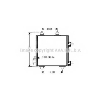 Конденсатор кондиционера AVA QUALITY COOLING TOA5414D