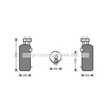 Осушитель кондиционера AVA QUALITY COOLING RTD330