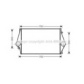 Интеркулер AVA QUALITY COOLING VOA4136