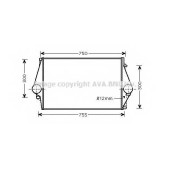 Интеркулер AVA QUALITY COOLING VOA4137