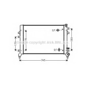 Радиатор охлаждения двигателя AVA QUALITY COOLING VW2295