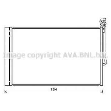 Конденсатор кондиционера AVA QUALITY COOLING VW5334D
