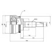 Шарнирный комплект приводного вала AYWIPARTS AW1510045A