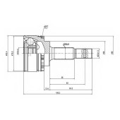 Шарнирный комплект приводного вала AYWIPARTS AW1510103A