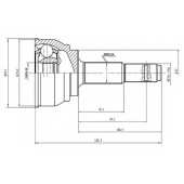 Шарнирный комплект приводного вала AYWIPARTS AW1510133