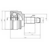 Шарнирный комплект приводного вала AYWIPARTS AW1510191