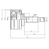 Шарнирный комплект приводного вала AYWIPARTS AW1510195