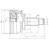 Шарнирный комплект приводного вала AYWIPARTS AW1510217