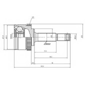 Шарнирный комплект приводного вала AYWIPARTS AW1510276A