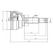 Шарнирный комплект приводного вала AYWIPARTS AW1510510