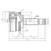 Шарнирный комплект приводного вала AYWIPARTS AW1511207A