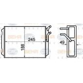 Радиатор отопления салона BEHR HELLA SERVICE 8FH 351 308-761