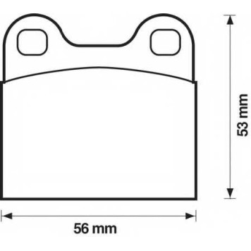 Колодки тормозные дисковые BENDIX 20009 / 571205B