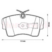 Колодки тормозные дисковые BENDIX 21226 / 571392B