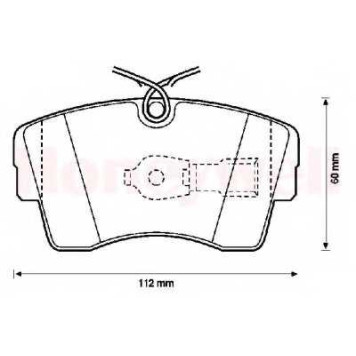 Колодки тормозные дисковые BENDIX 21226 / 571392B
