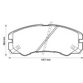 Колодки тормозные дисковые BENDIX 21845 / 572348B