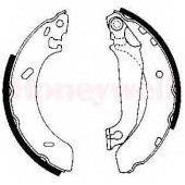 Комплект тормозных колодок BENDIX 361556 / 361556B