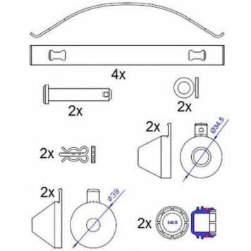 Колодки тормозные дисковые задний <b>BERAL 2926530004145754 / 29265</b>-1