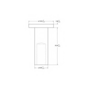Заклепка, накладки барабанного тормоза BERAL 6,65 x 18 / 93280
