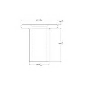Заклепка, накладки барабанного тормоза BERAL 6x10 / 93047