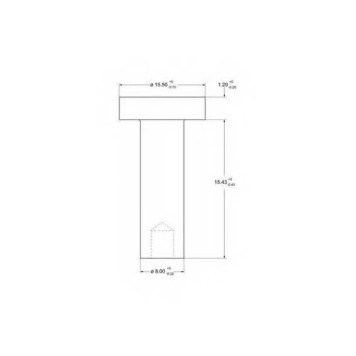 Заклепка, накладки барабанного тормоза BERAL 8 x 15 / 93251