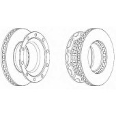 Тормозной диск BERAL BCR222A