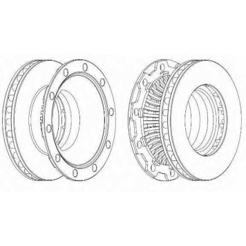 Тормозной диск BERAL BCR252A