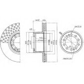 Тормозной диск BERAL BCR323A