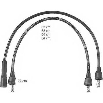 Комплект проводов зажигания BERU ZEF570