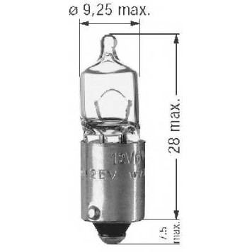 Лампа накаливания BERU 0500112060