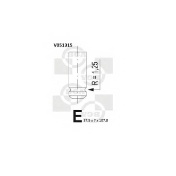 Впускной клапан BGA V051315