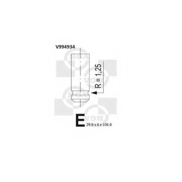 Выпускной клапан BGA V994934