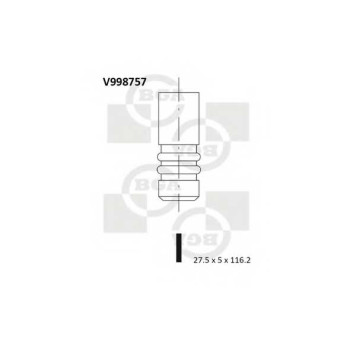 Выпускной клапан BGA V998757