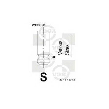 Выпускной клапан BGA V998858
