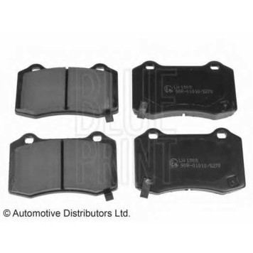Колодки тормозные дисковые задний для CHRYSLER 300(LX) / JEEP GRAND CHEROKEE(WH,WK,WK2) <b>BLUE PRINT ADA104206</b>