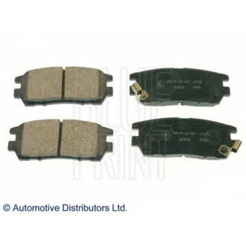 Колодки тормозные дисковые задний для MITSUBISHI L 400 / SPACE GEAR(PA#V, PA#W, PB#V, PC#W, PD#W), PAJERO(K90, V2#W, V3#W, V4#W) <b>BLUE PRINT ADC44243</b>
