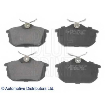 Колодки тормозные дисковые задний для MITSUBISHI CARISMA(DA#), COLT CZC(RG), COLT PLUS(Z2#W), COLT(Z2#A,Z3#A), SPACE STAR(DG#A) <b>BLUE PRINT ADC44266</b>